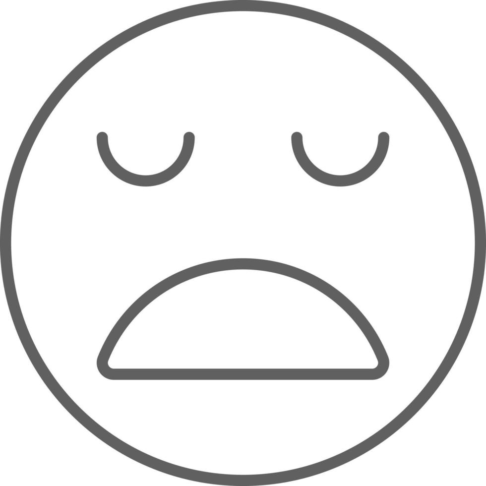 BORED Feedback icon with black outline style vector