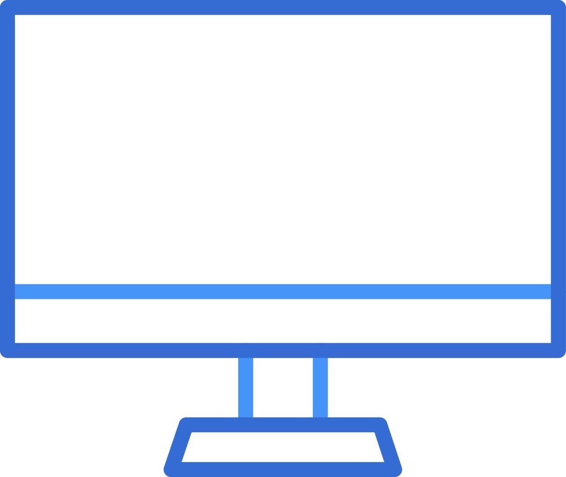 Computer technology icon with blue duotone style. Panel, diagram, download, file, folder, graph, laptop . Vector illustration