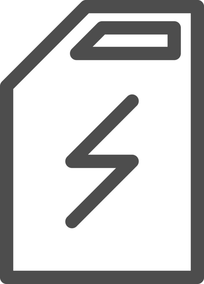 icono de combustible electrico vector