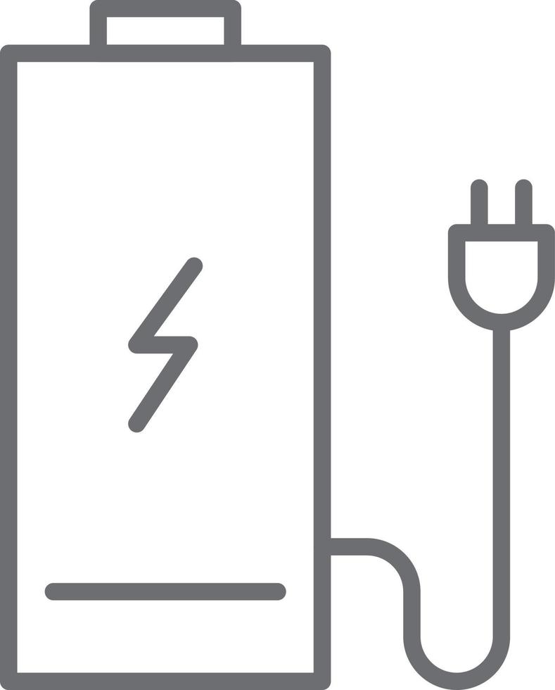 plug battery electric icon vector
