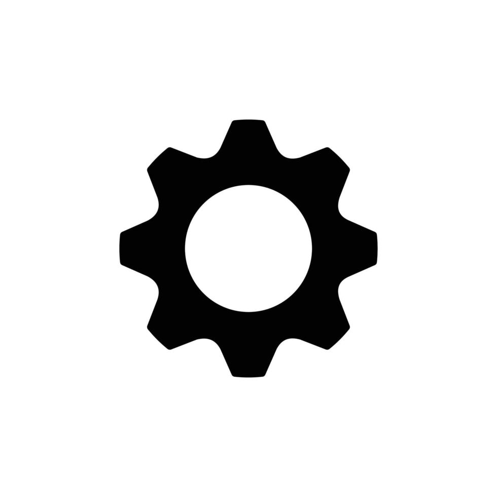 Setting simple flat icon vector illustration