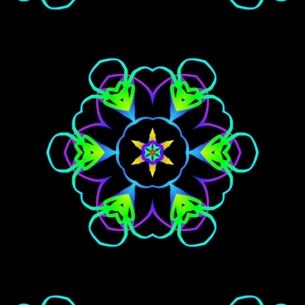 Abstract kaleidoscope background. Beautiful kaleidoscope seamless pattern. Multicolor mosaic texture. Seamless kaleidoscope texture. Unique kaleidoscope design vector