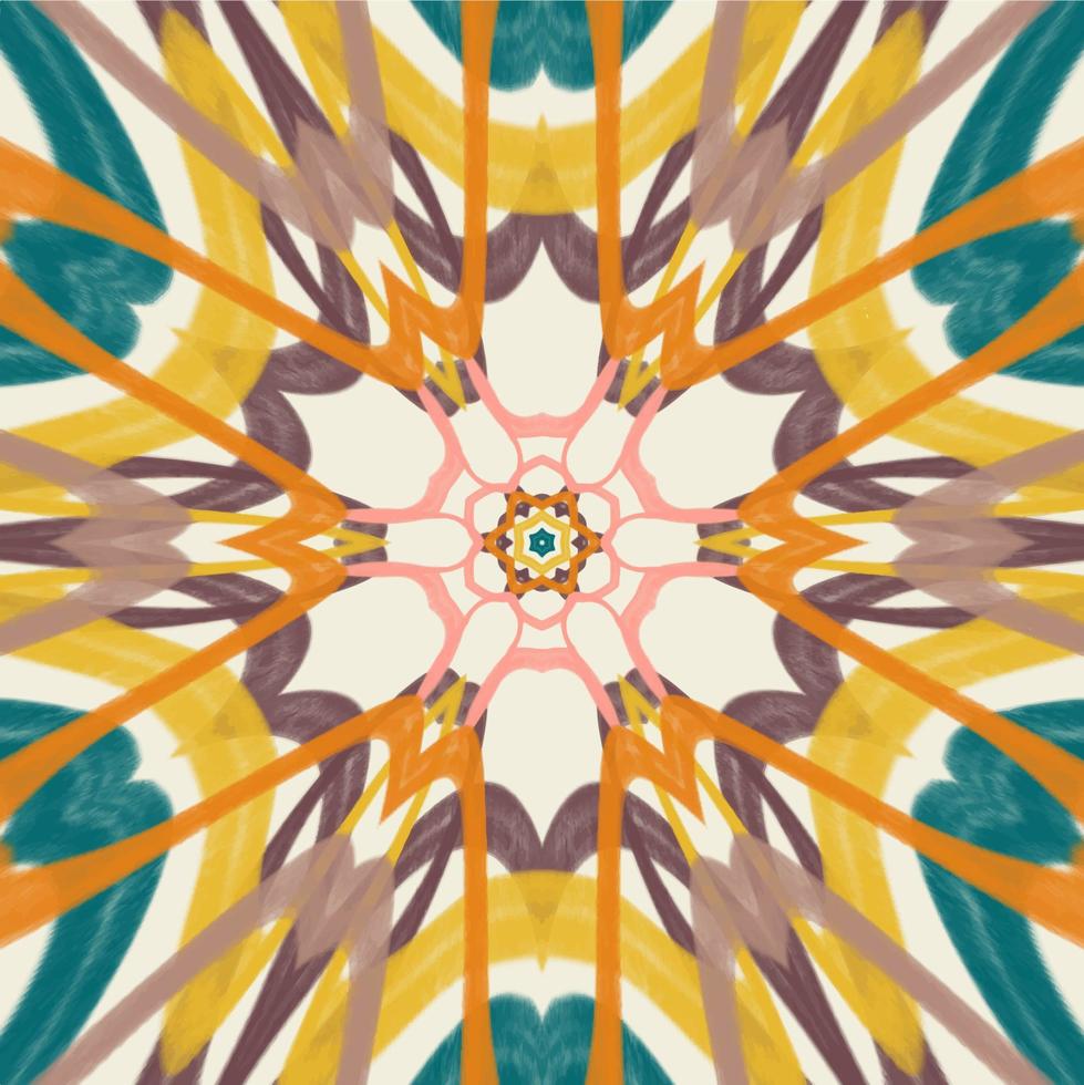 Abstract kaleidoscope background. Beautiful kaleidoscope seamless pattern. Multicolor mosaic texture. Seamless kaleidoscope texture. Unique kaleidoscope design vector