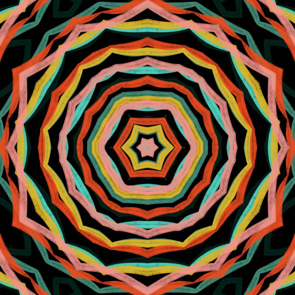 Abstract kaleidoscope background. Beautiful kaleidoscope seamless pattern. Multicolor mosaic texture. Seamless kaleidoscope texture. Unique kaleidoscope design vector