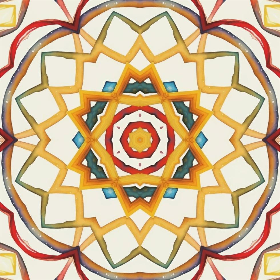 Abstract kaleidoscope background. Beautiful kaleidoscope seamless pattern. Multicolor mosaic texture. Seamless kaleidoscope texture. Unique kaleidoscope design vector
