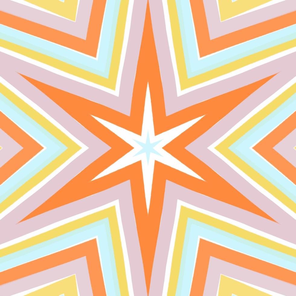 Abstract kaleidoscope background. Beautiful kaleidoscope seamless pattern. Multicolor mosaic texture. Seamless kaleidoscope texture. Unique kaleidoscope design vector