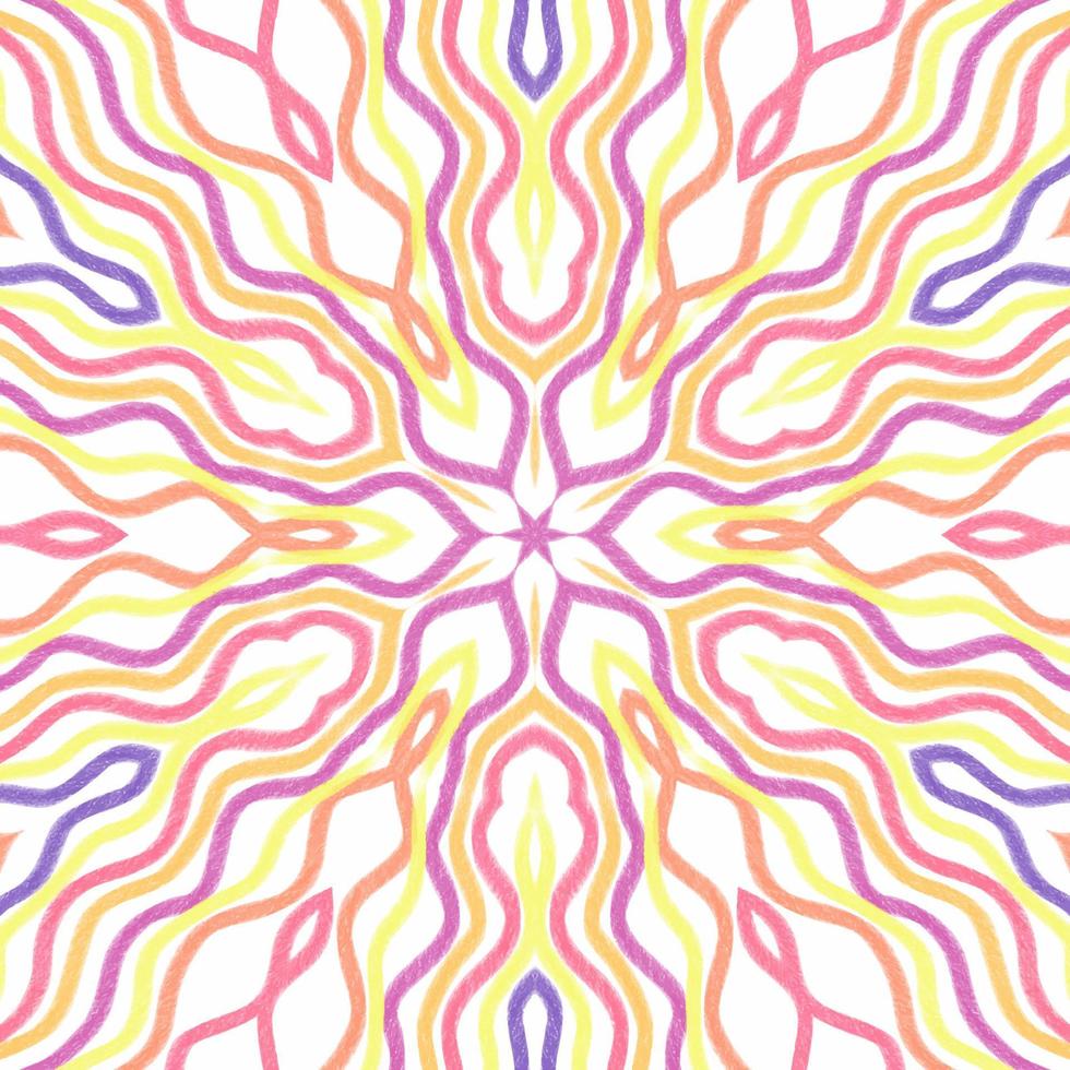Abstract kaleidoscope background. Beautiful kaleidoscope seamless pattern. Multicolor mosaic texture. Seamless kaleidoscope texture. Unique kaleidoscope design vector