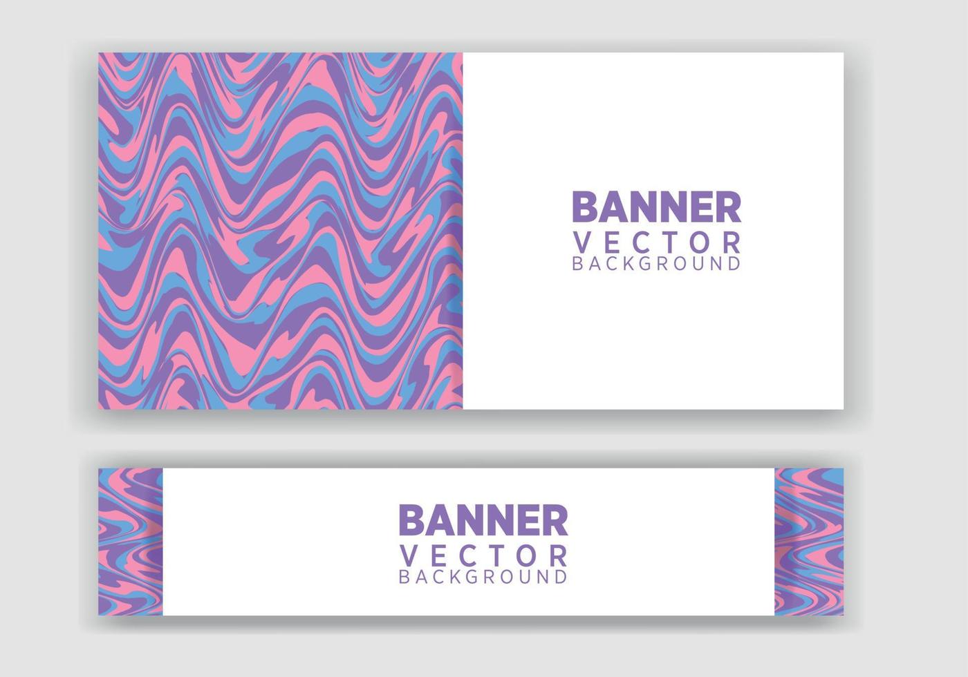 Vector abstract graphic design Banner. Vector horizontal banner template, abstract design.