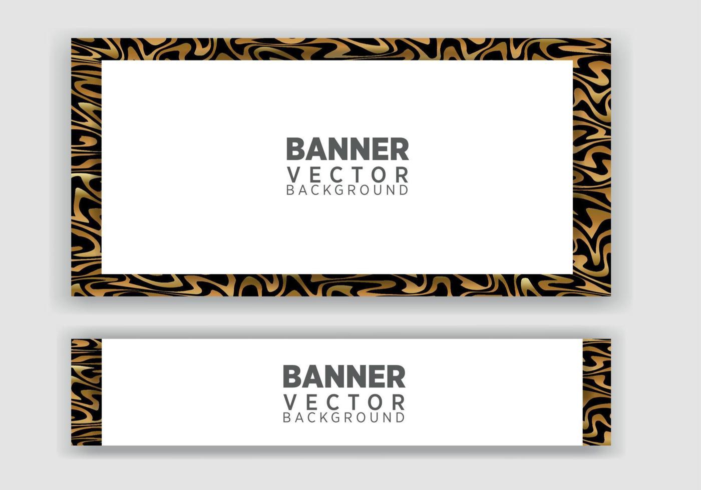 banner de diseño gráfico abstracto vectorial. plantilla de banner horizontal vectorial, diseño abstracto. vector