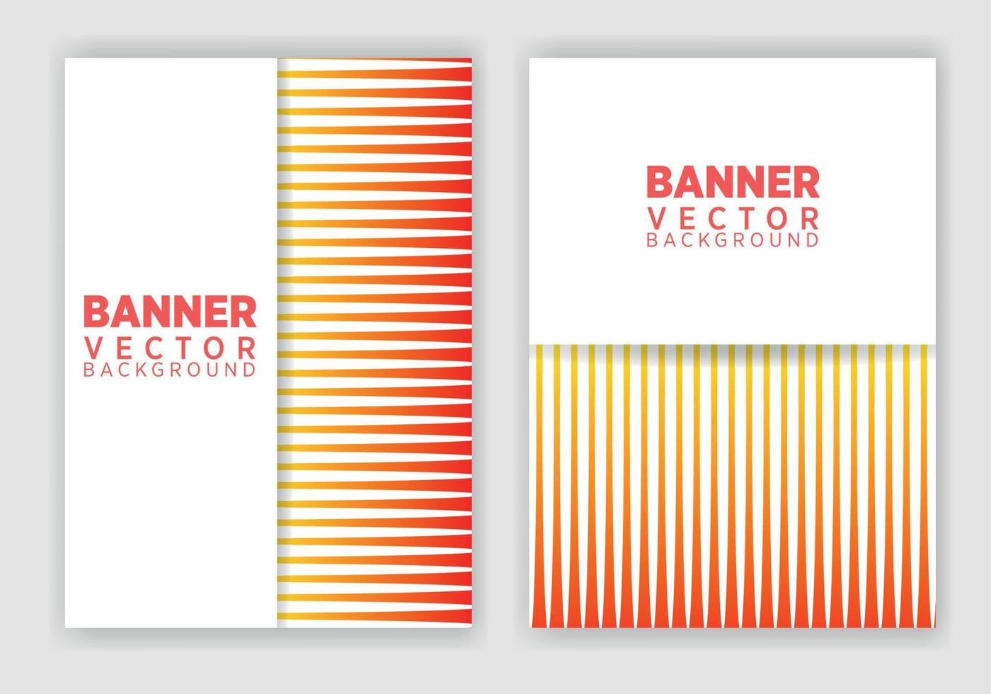 set of creative web banners of standard size with a place for text. Business ad banner. Poster and banner design template. vector