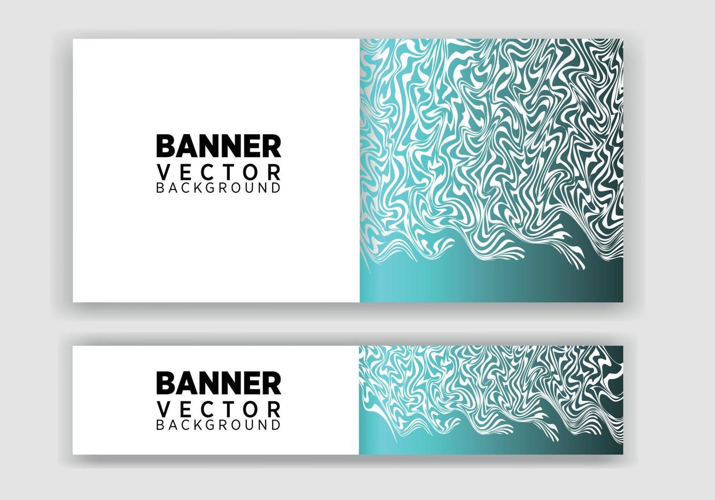 conjunto de banners web creativos de tamaño estándar con un lugar para texto. banner publicitario de negocios. plantilla de diseño de carteles y pancartas. vector