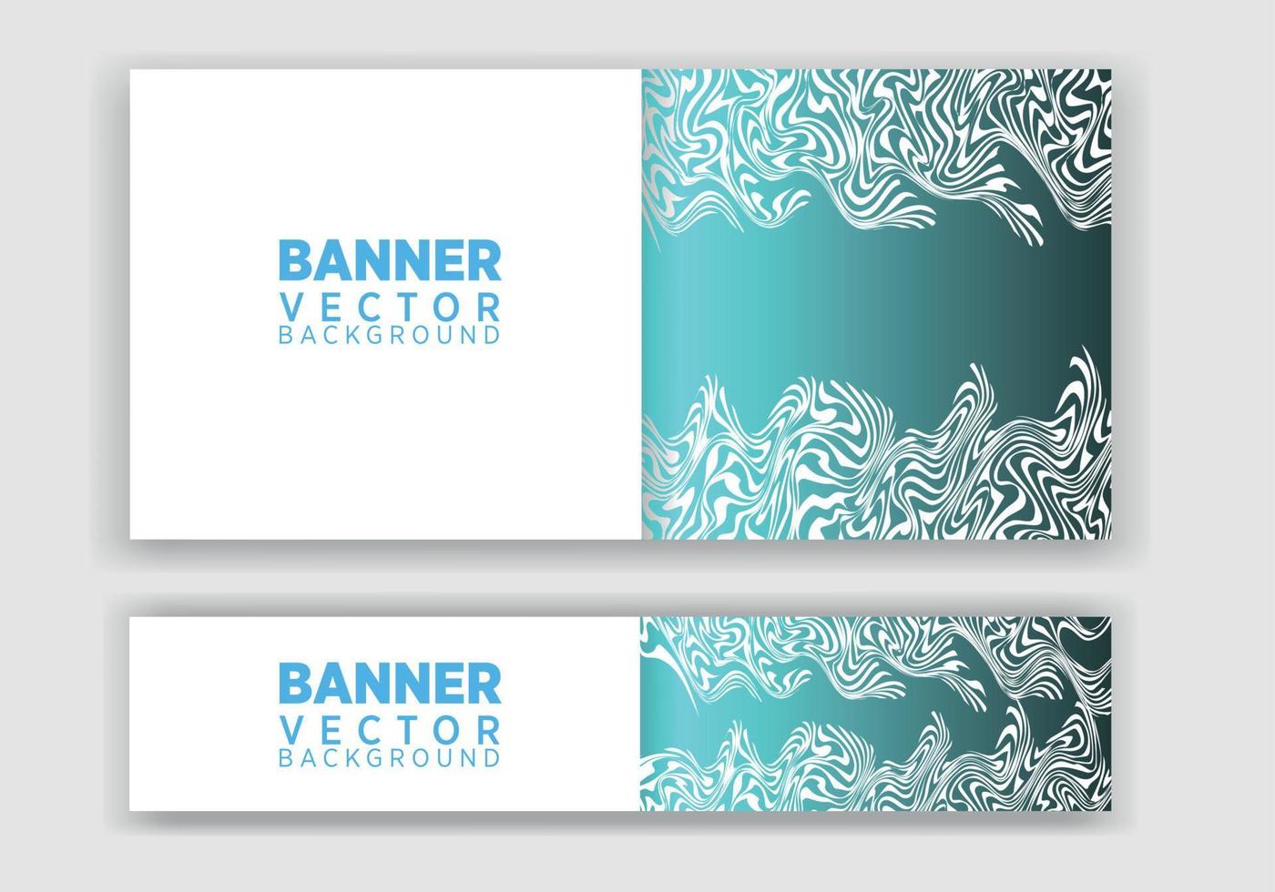 conjunto de banners web creativos de tamaño estándar con un lugar para texto. banner publicitario de negocios. plantilla de diseño de carteles y pancartas. vector