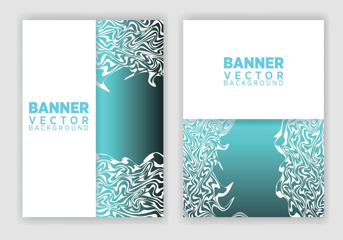 conjunto de banners web creativos de tamaño estándar con un lugar para texto. banner publicitario de negocios. plantilla de diseño de carteles y pancartas. vector