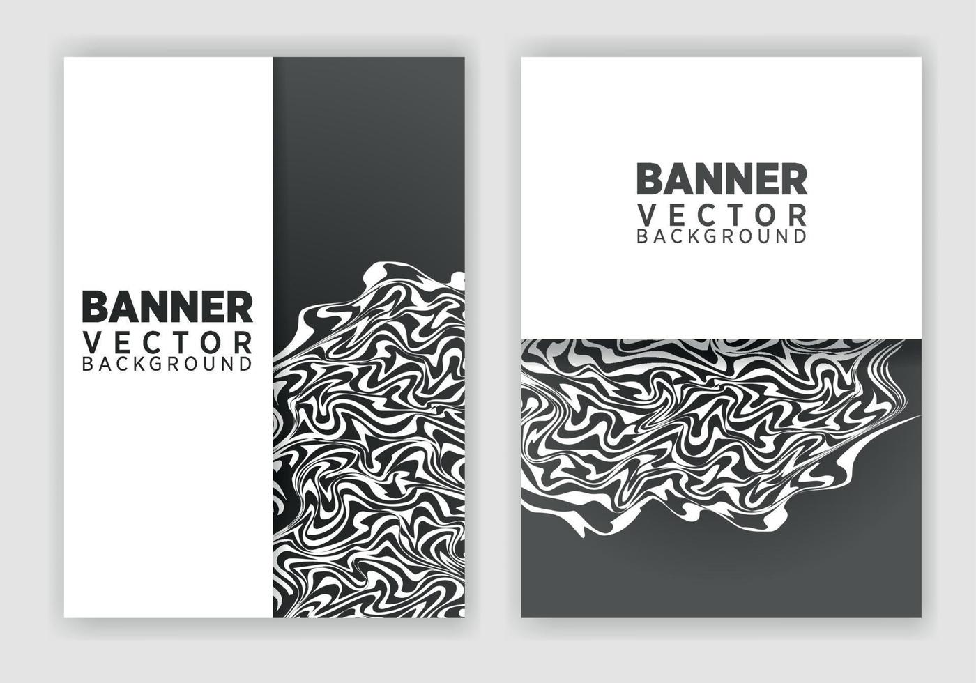 conjunto de banners web creativos de tamaño estándar con un lugar para texto. banner publicitario de negocios. plantilla de diseño de carteles y pancartas. vector