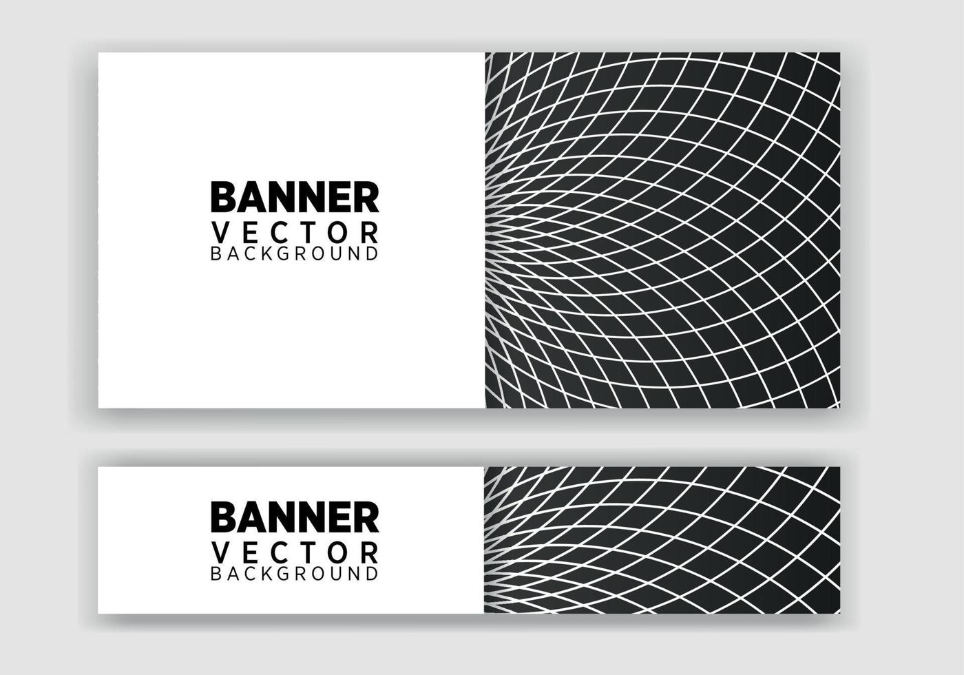 set of creative web banners of standard size with a place for text. Business ad banner. Poster and banner design template. vector