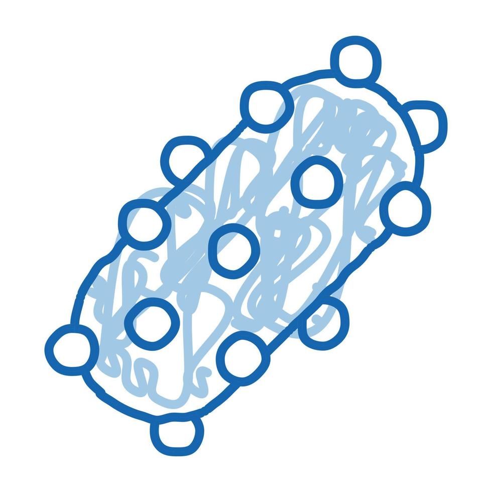 Virus Pathogen Element doodle icon hand drawn illustration vector