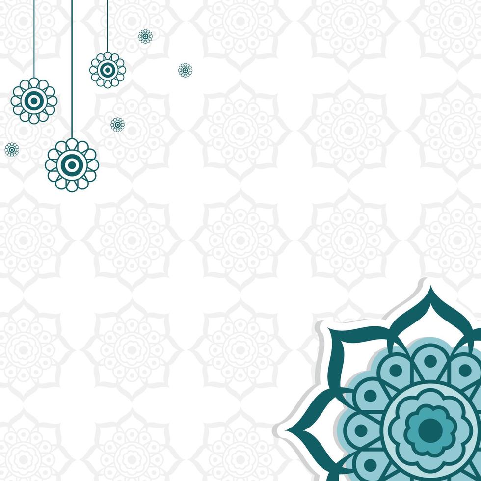 Simple Islamic background vector