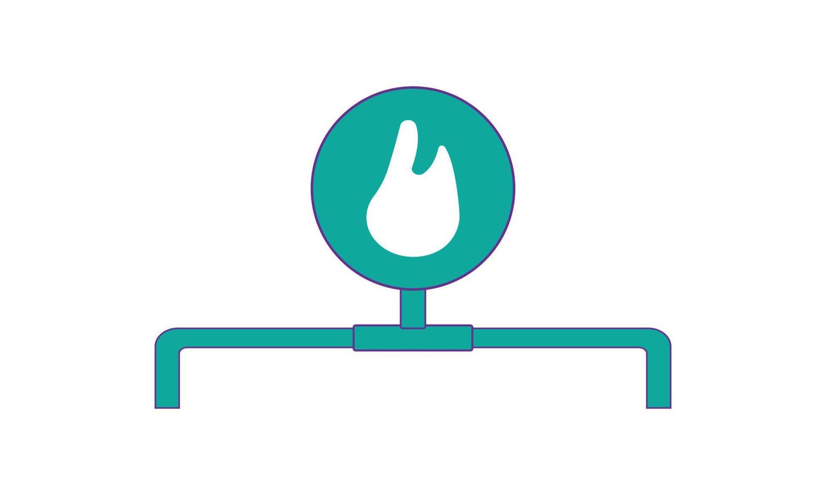 pipe gas icon design vector
