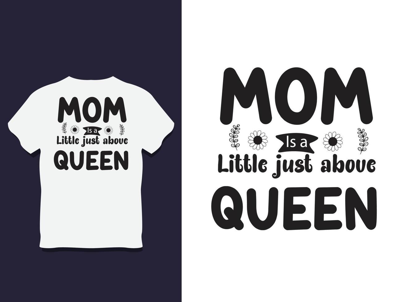 mother's Day Typography T shirt Design with Vector
