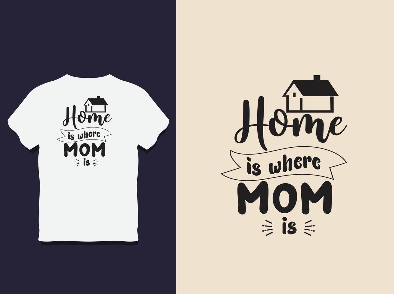 mother's Day Typography T shirt Design with Vector