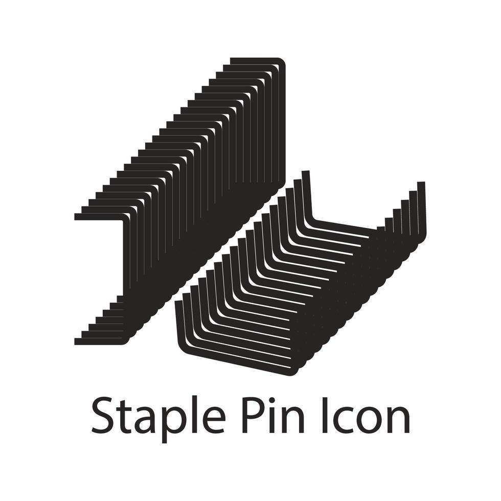 Staple Pin Icon vector