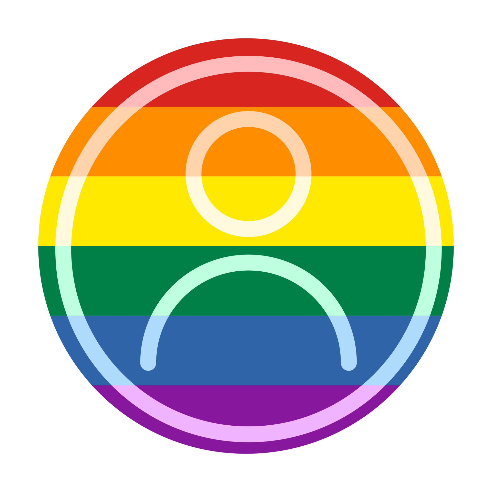 Pride rainbow flag User Icon. LGBTQ Avatar Profile, Social Media User ...