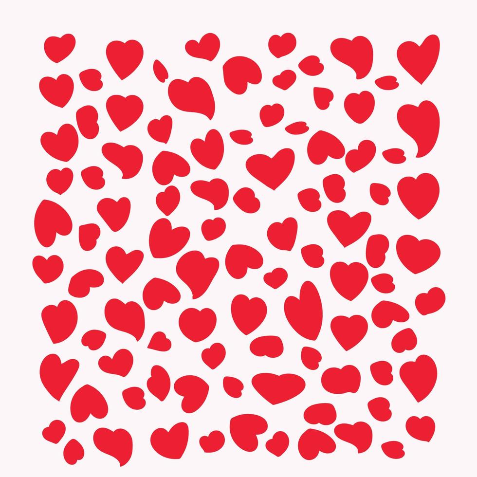 set of Hand drawn Heart calligraphic swirl and Swirly heart Stock vector illustration