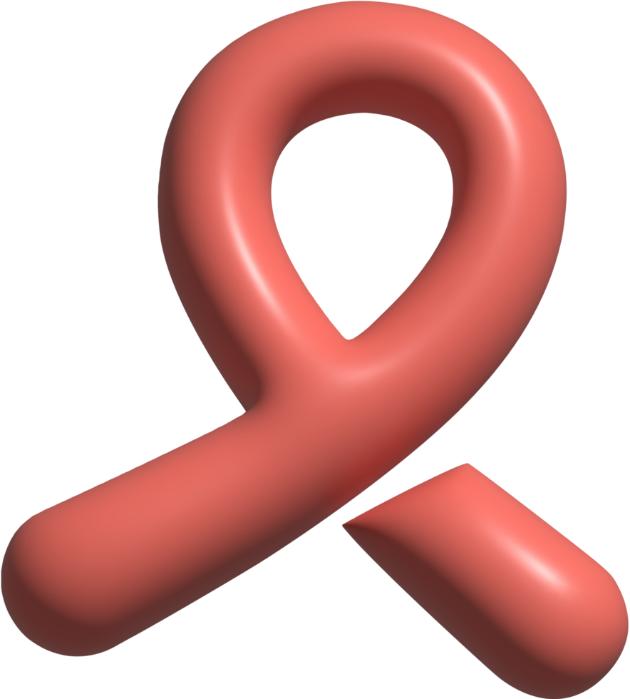 3d illustration of hiv symbol png