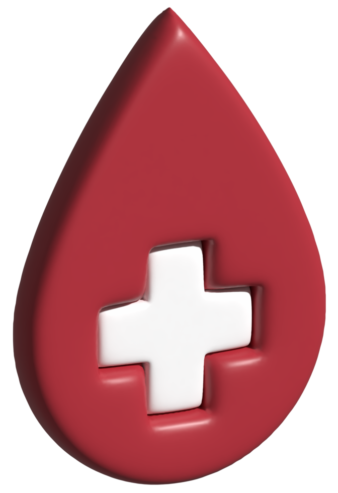 3d illustration of health icon png