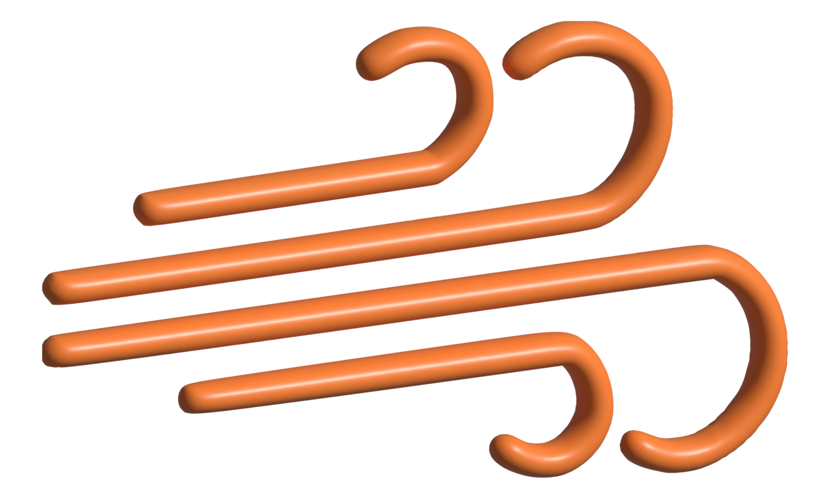 3d illustration of wind icon png