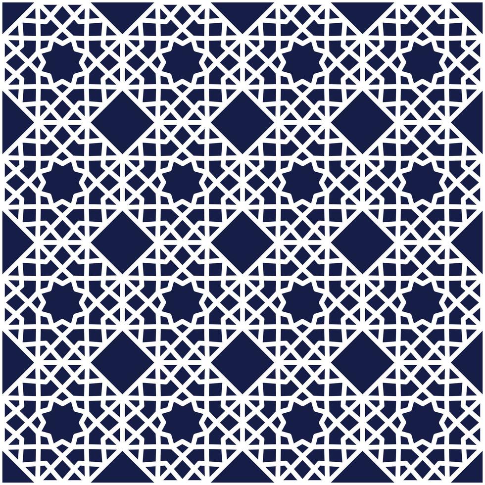 Geometric Ornamental seamless pattern. Vector background