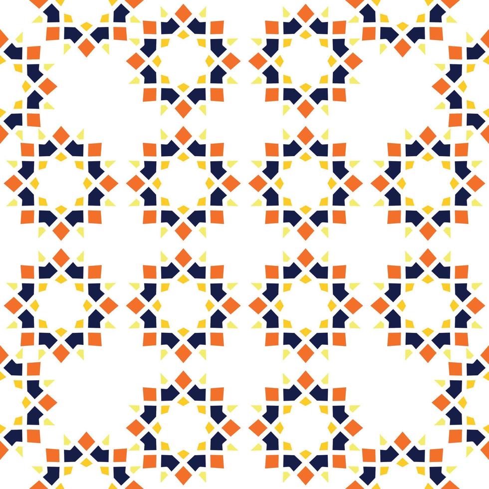 Geometric Ornamental seamless pattern. Vector background