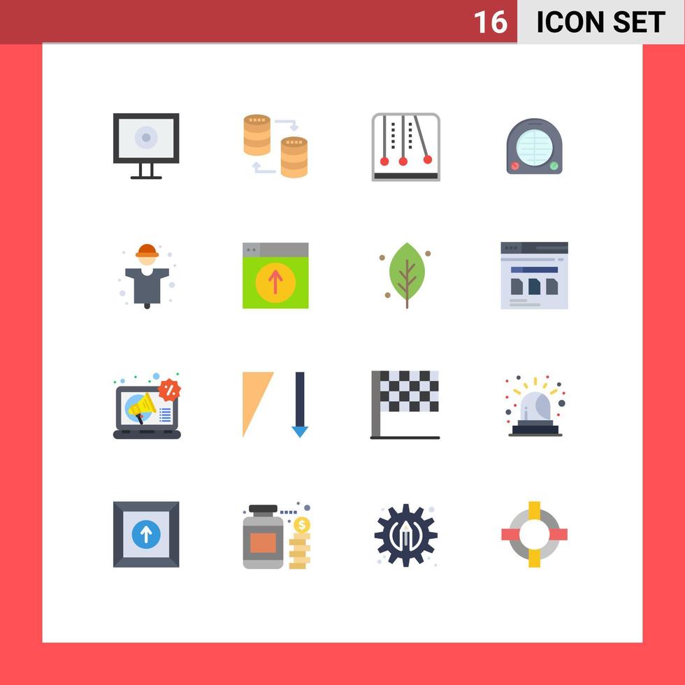 Stock Vector Icon Pack of 16 Line Signs and Symbols for farming home development heating fan Editable Pack of Creative Vector Design Elements