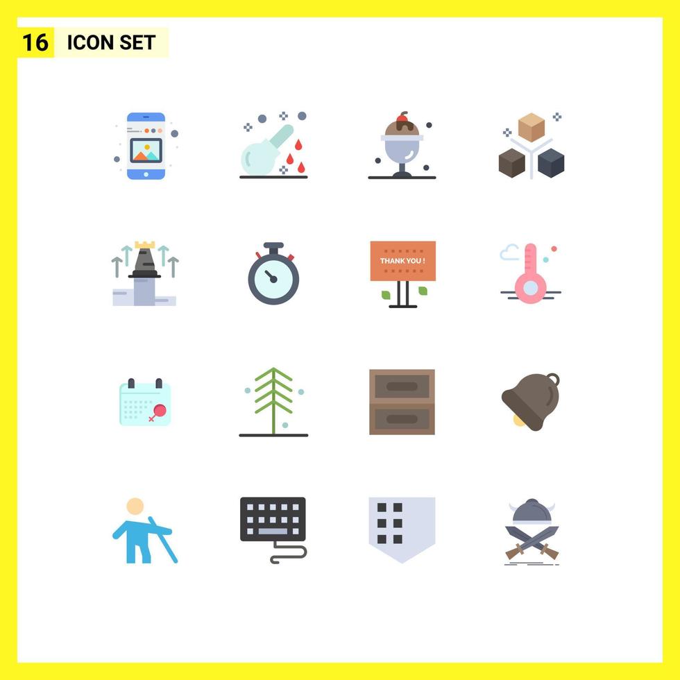 Stock Vector Icon Pack of 16 Line Signs and Symbols for objects design hospital coding summer Editable Pack of Creative Vector Design Elements