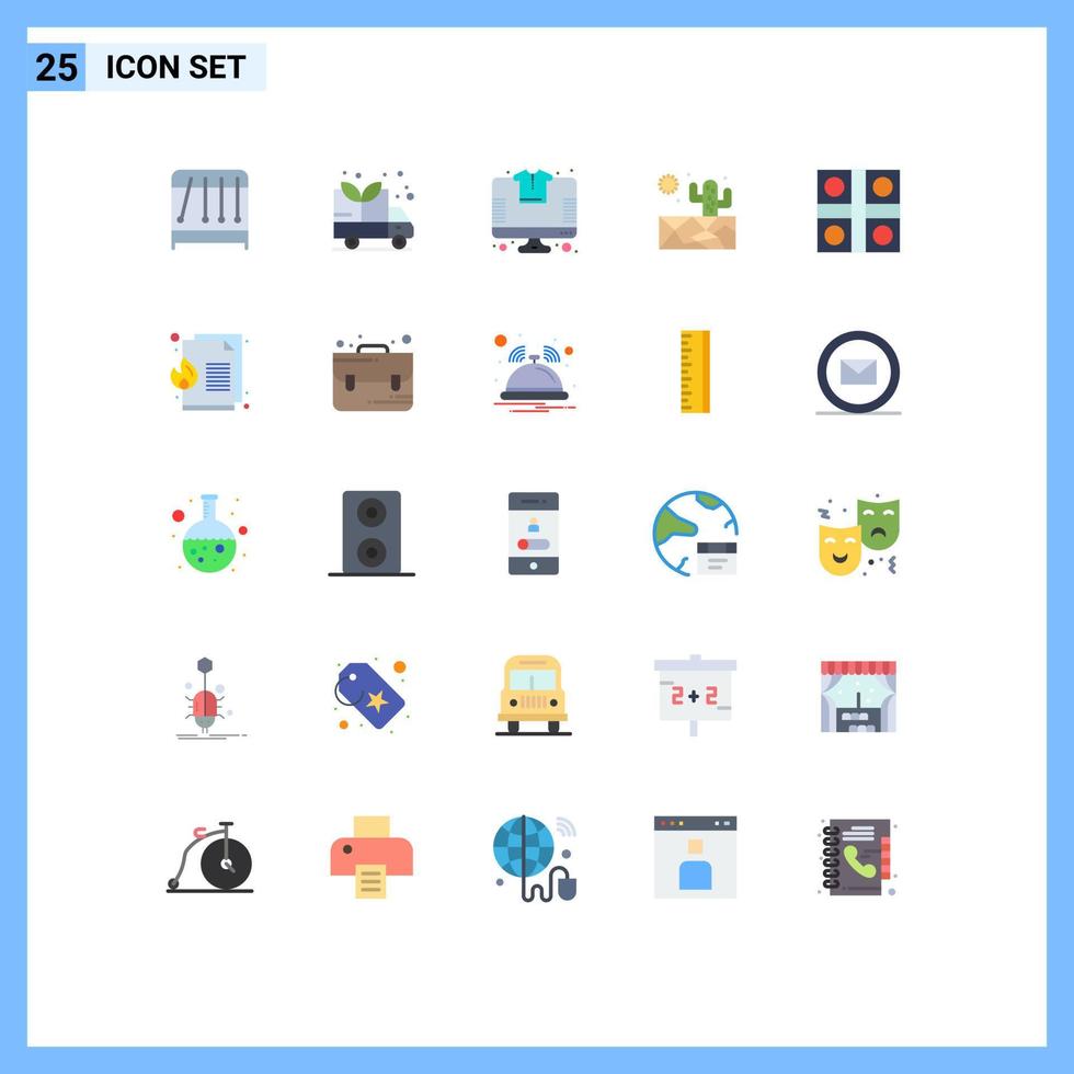 Pictogram Set of 25 Simple Flat Colors of sports ludo board store ludo weather Editable Vector Design Elements
