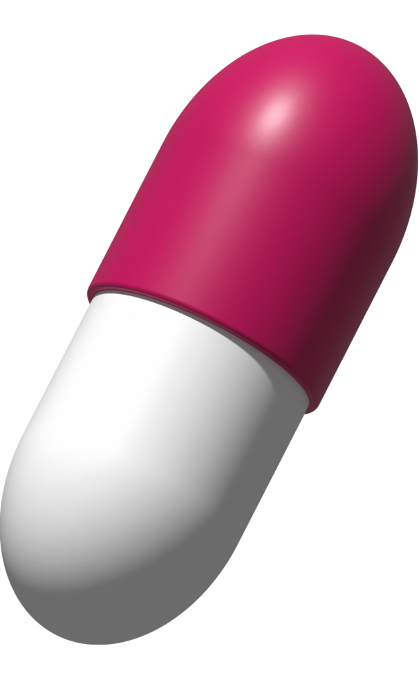 3d illustration of capsule medicine png