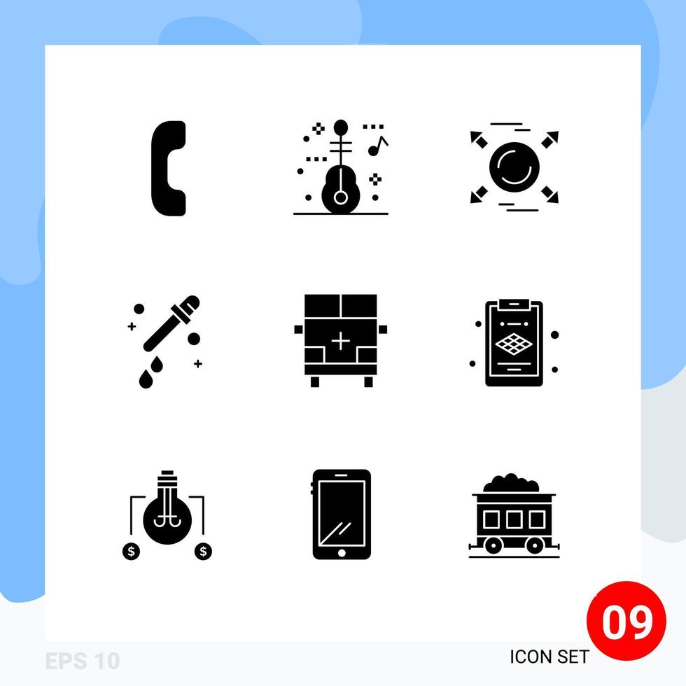 9 Creative Icons Modern Signs and Symbols of vehicles outline direction land science Editable Vector Design Elements