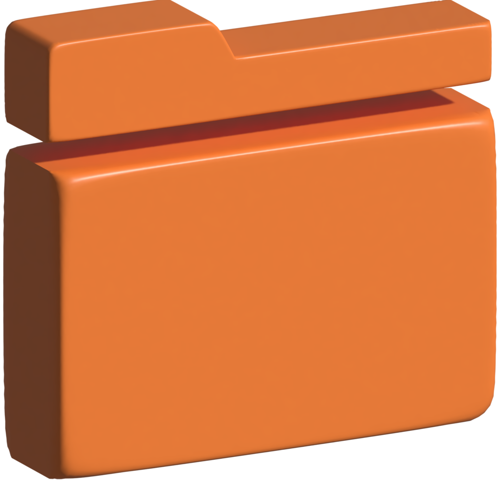 3d illustration of folder png