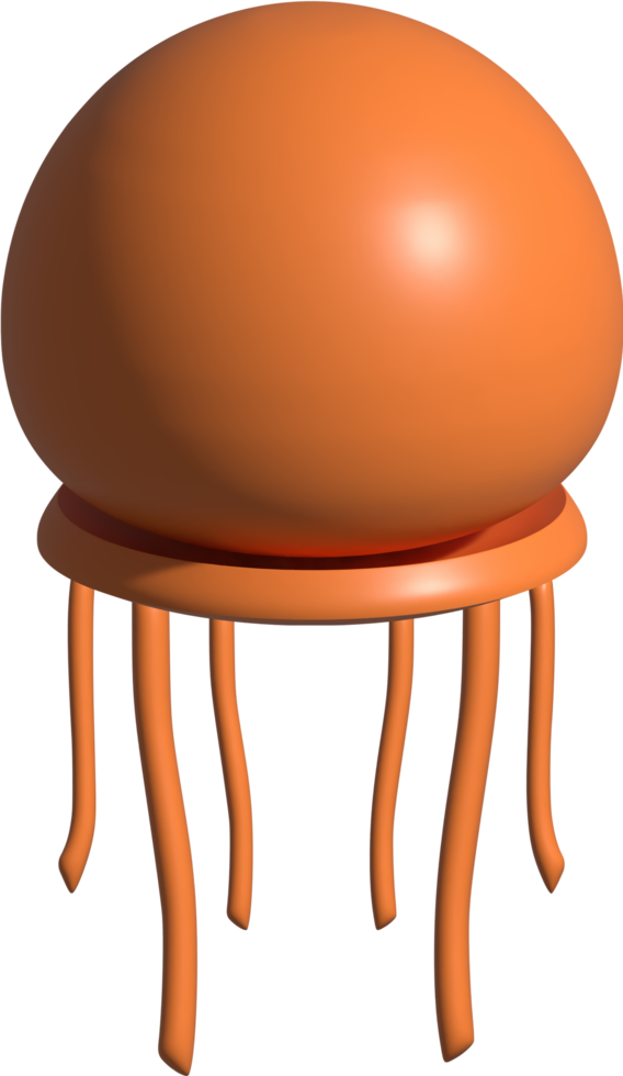 3d illustration of jellyfish png