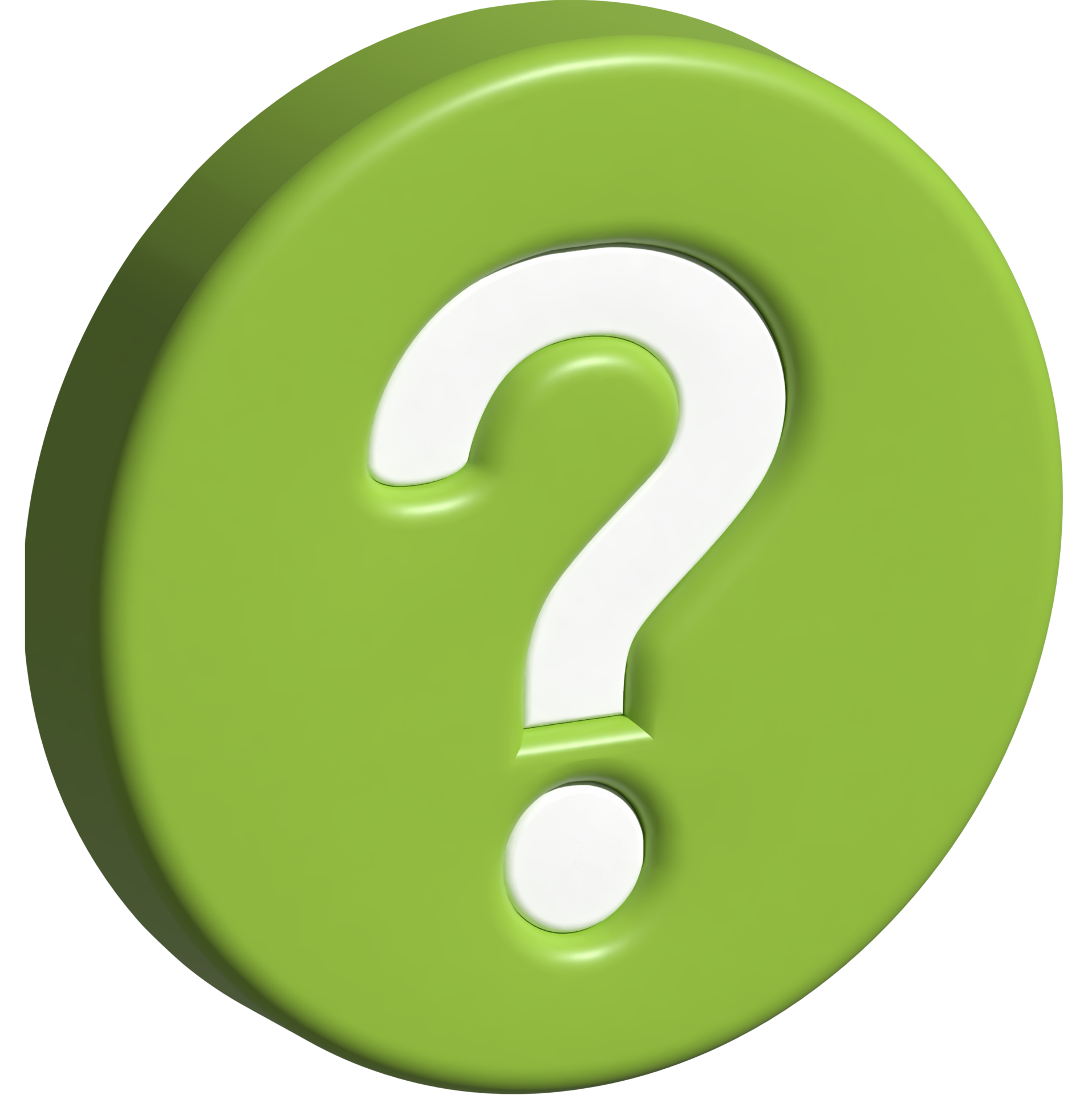 Green Question Mark Icon Png