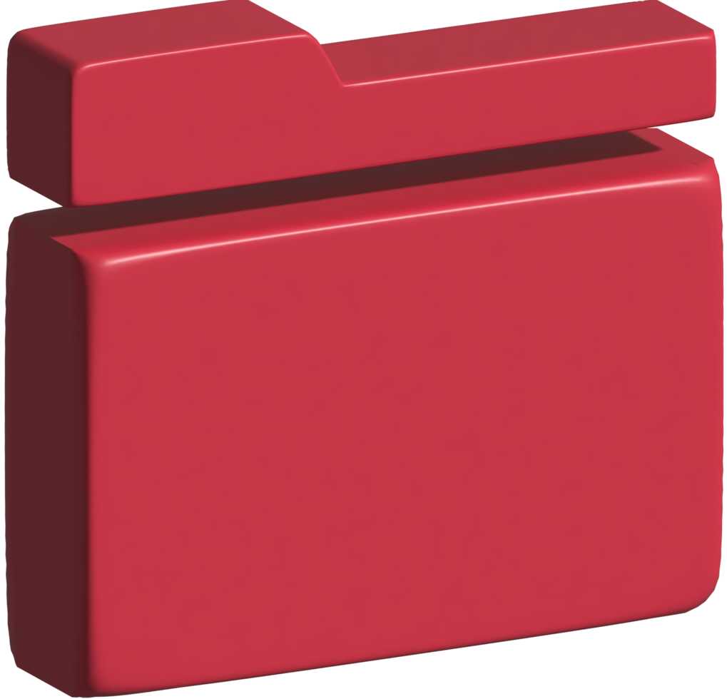 3d illustration of folder png