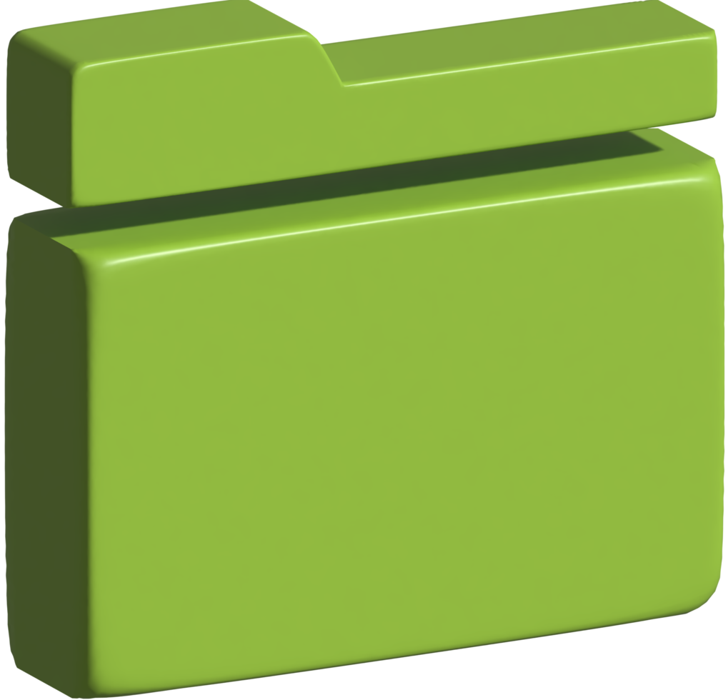 3d illustration of folder png