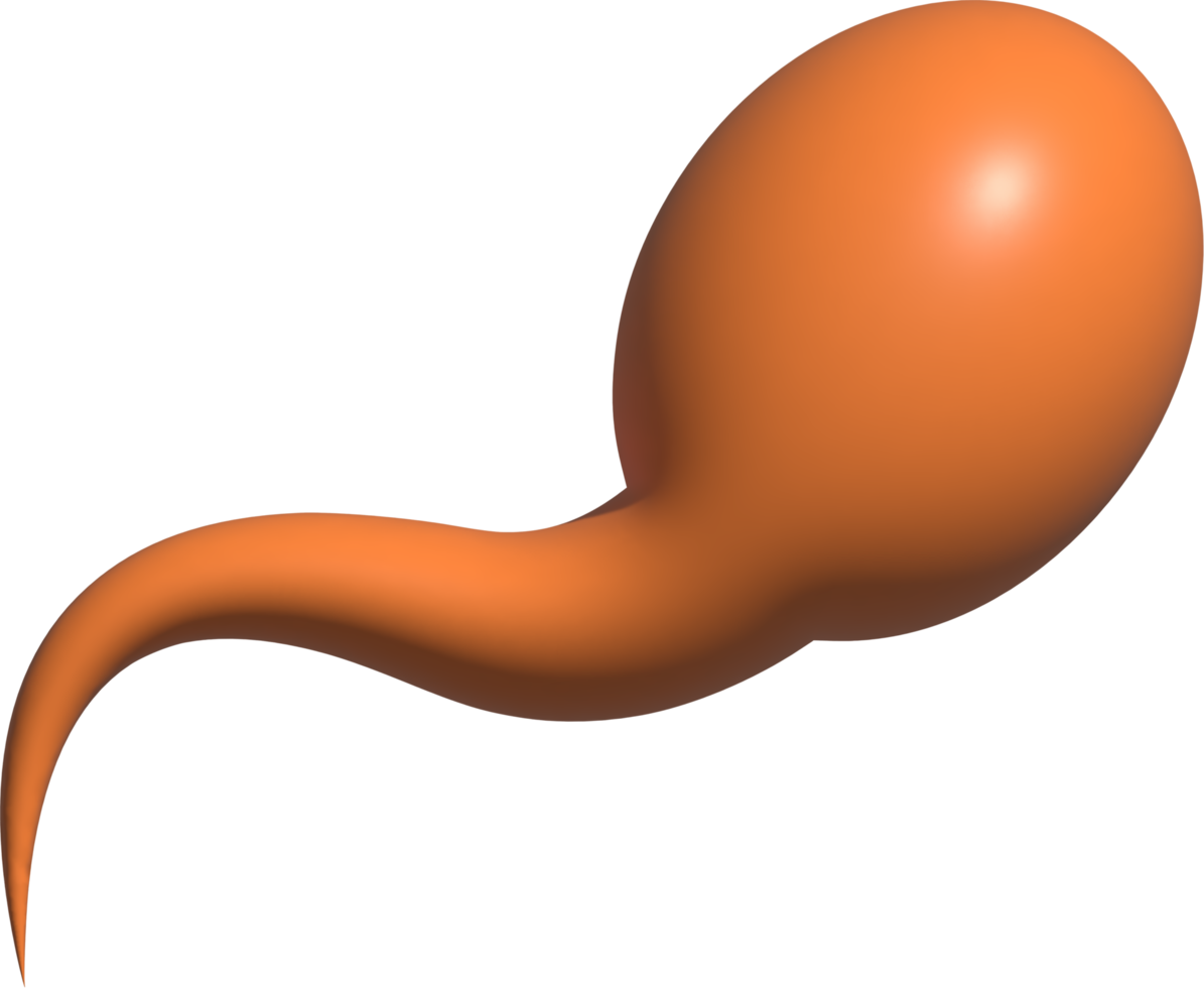 3d illustrazione di sperma png