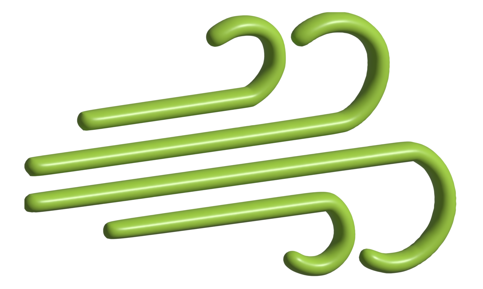 3d illustration of wind icon png