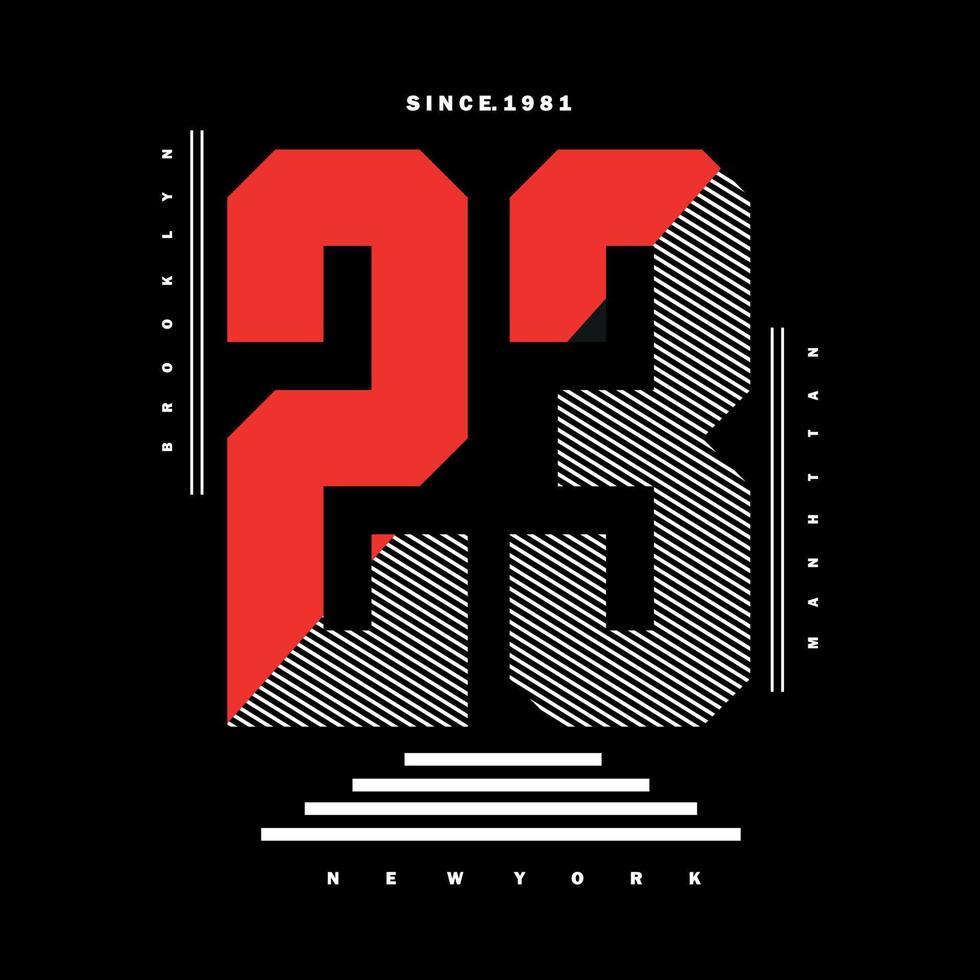 New york typography design t-shirt print vector illustration
