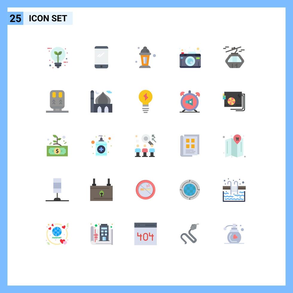 25 Flat Color concept for Websites Mobile and Apps photography photo android camera lamp Editable Vector Design Elements