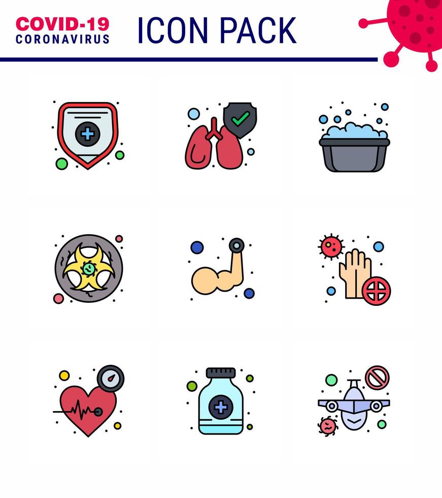 Simple Set of Covid19 Protection Blue 25 icon pack icon included hand layer soap basin warning lab viral coronavirus 2019nov disease Vector Design Elements