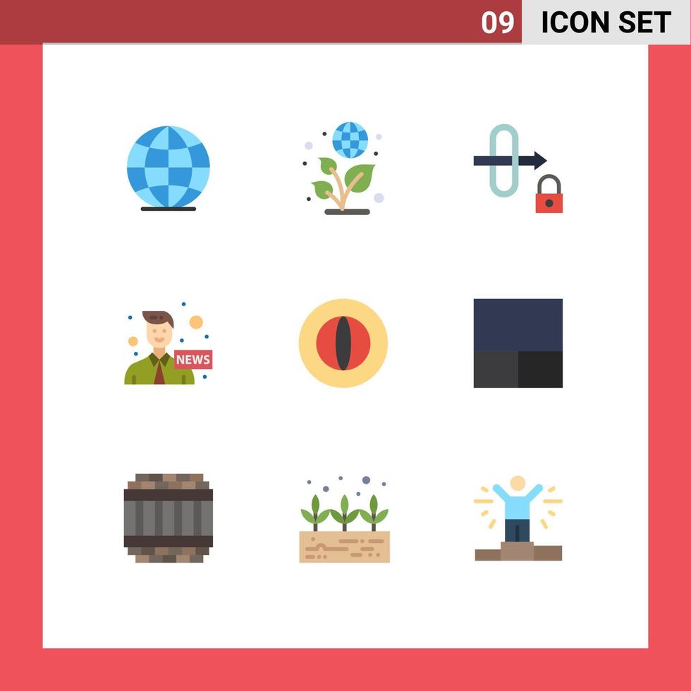 9 Creative Icons Modern Signs and Symbols of grid finance security coin news Editable Vector Design Elements
