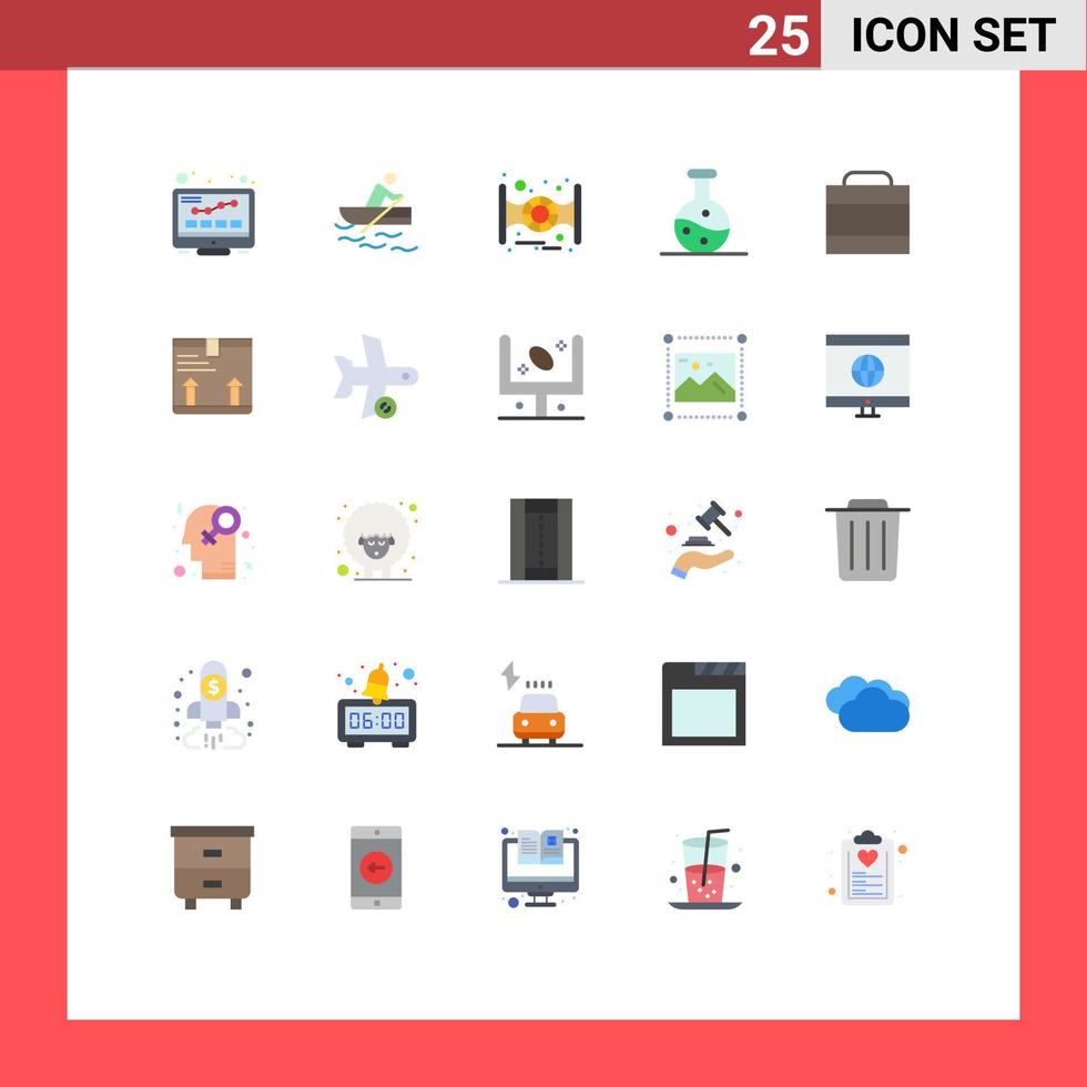 25 Creative Icons Modern Signs and Symbols of deliver dollars space case experiment Editable Vector Design Elements