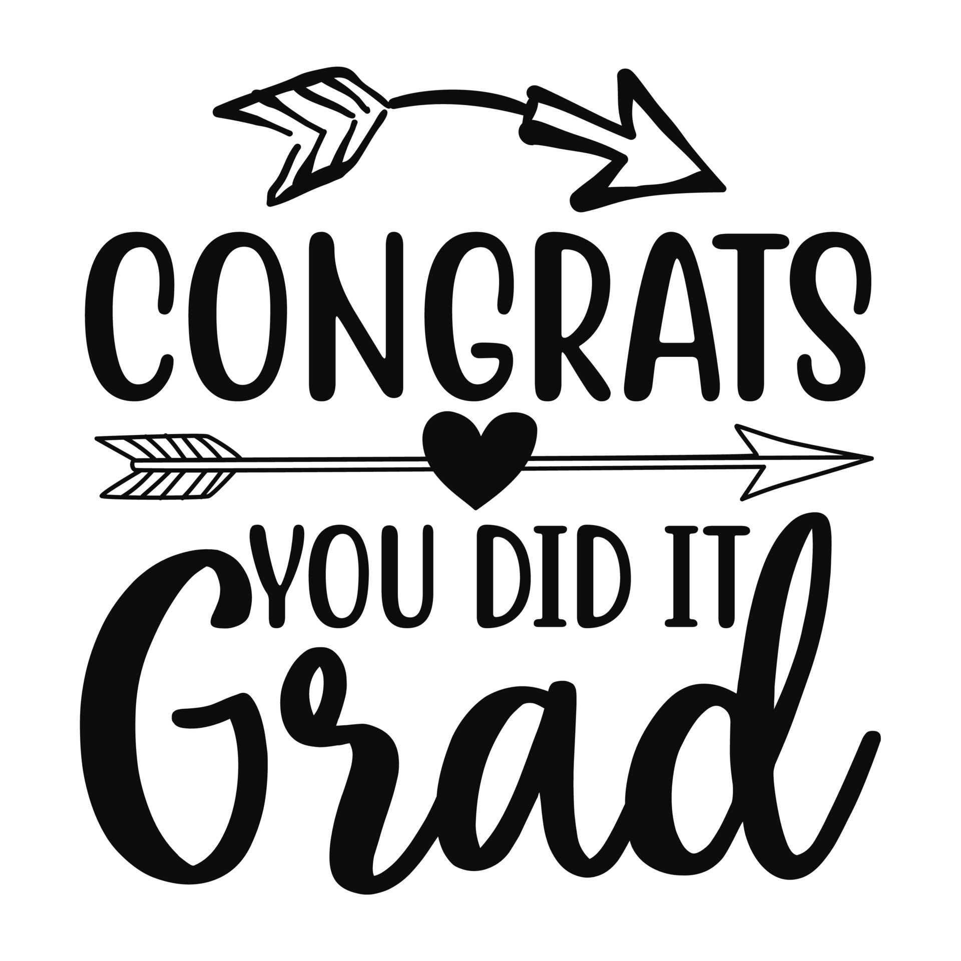 congratulations you did it!